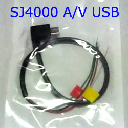 สาย USB To AV Output Wire Cable for SJ4000 Sport Camera For FPV