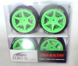 แม็คพร้อมยาง Pro-Racing จาก Zero-II เขียว