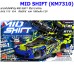 รถบังคับไฟฟ้าสายพาน รถทางเรียบ RTR ชุดพร้อมเล่น MID SHIFT (KM7310) จาก KASEMOTO สเกล 1:10